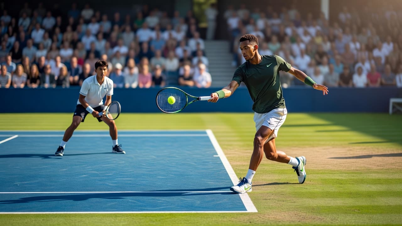 Auger-Aliassime reaches Halle quarterfinals after tight win over Tien