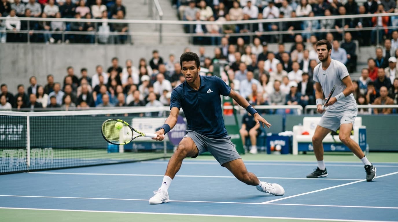 Auger-Aliassime loses to Khachanov at China Open