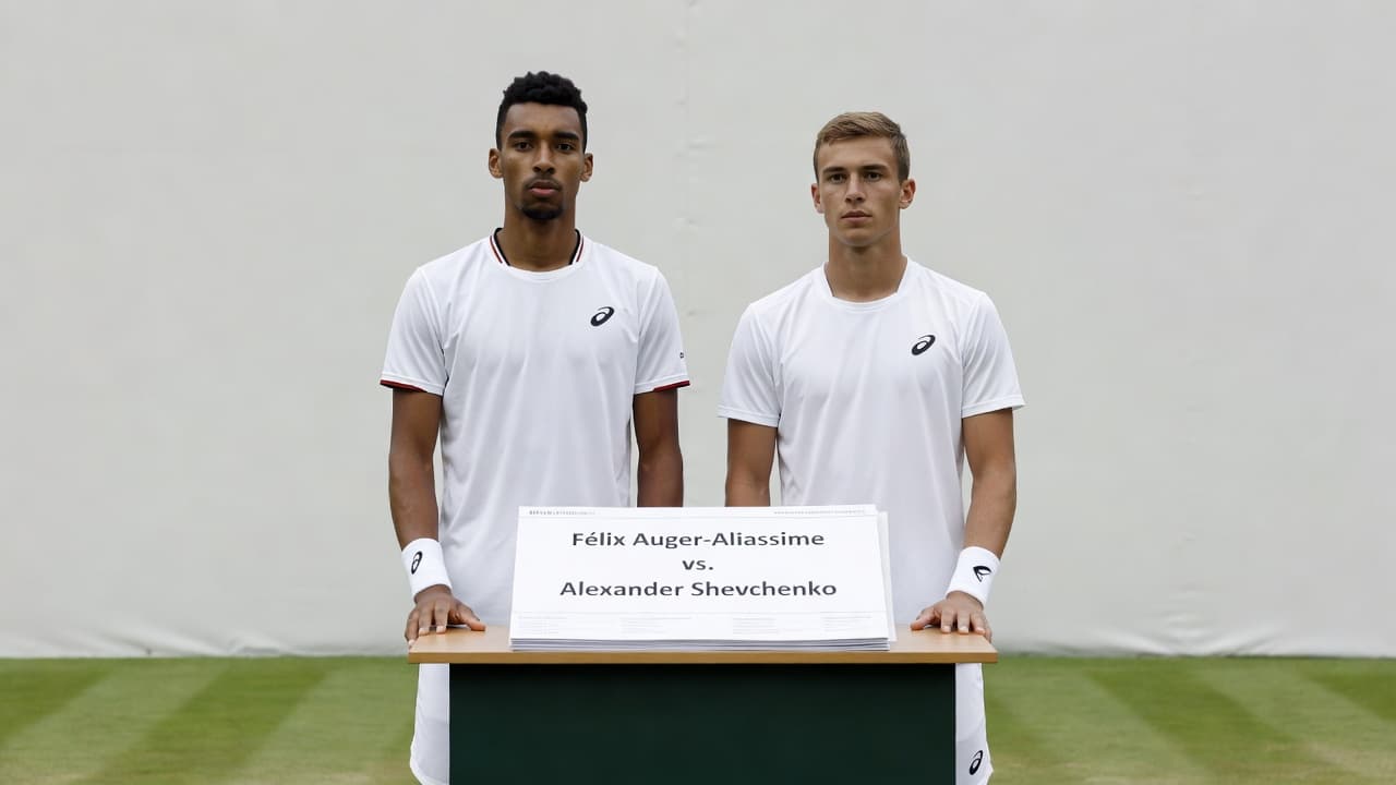 Auger-Aliassime draws Shevchenko; Canadians learn Wimbledon pairings