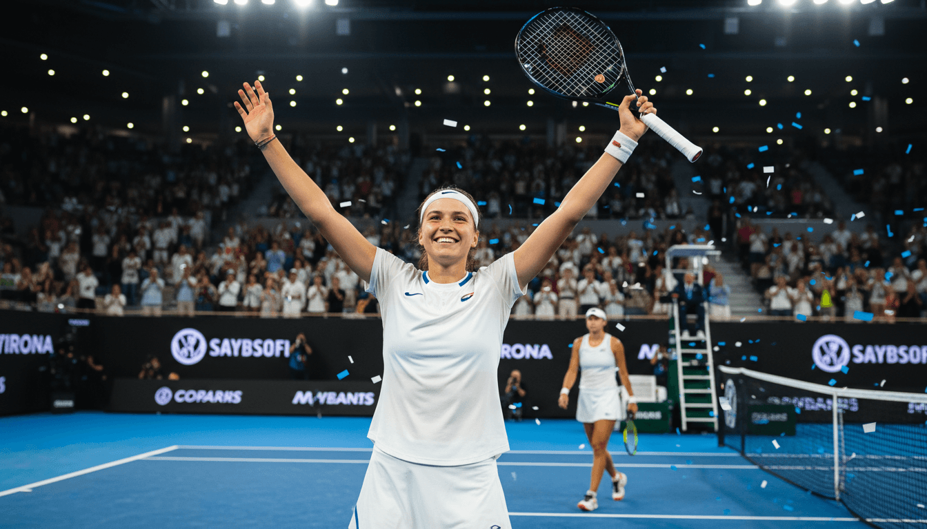 Andreeva advances to Madrid semi-finals, edges Fernandez