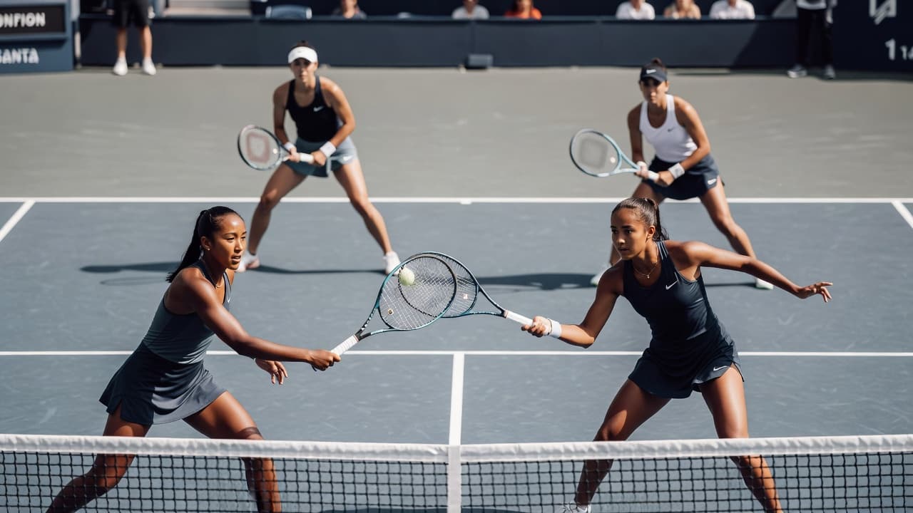 Leylah Fernandez advances to Canadian Open doubles semifinal with sister Bianca