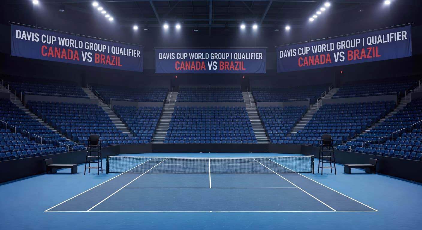 Davis Cup Qualifier: Canada to Host Brazil in Vancouver