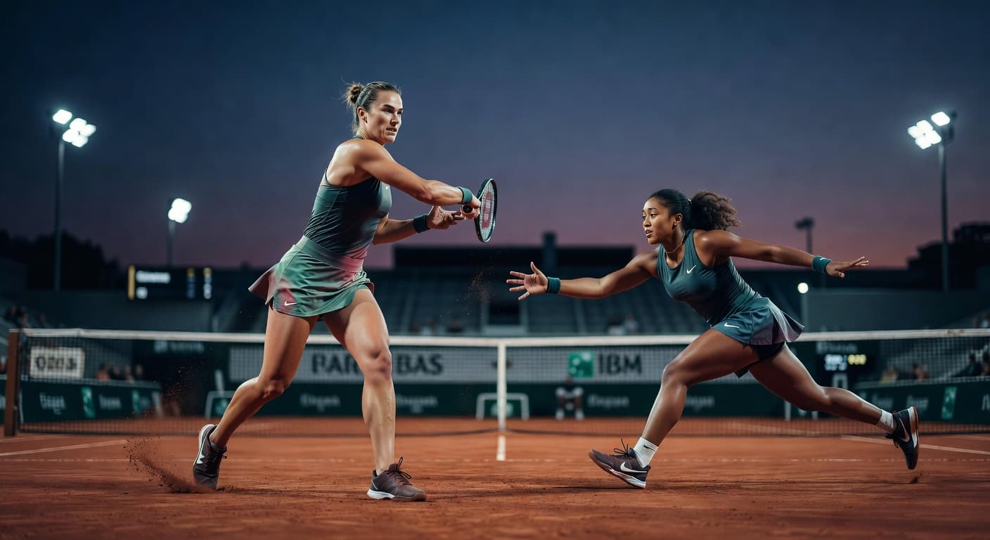 Sabalenka Defeats Osaka in French Open Night Session, Reaches Quarterfinals