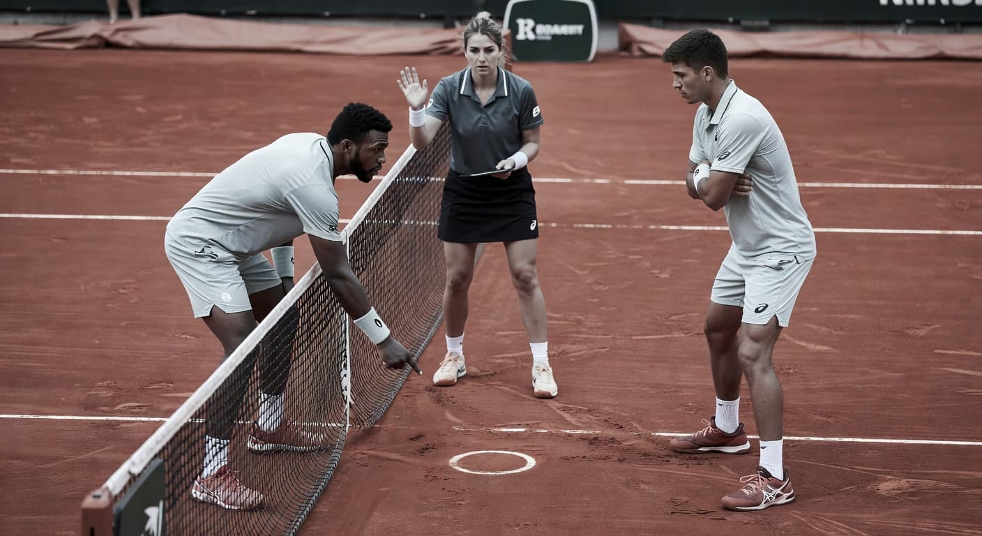 Tiafoe edges Faria in heated French Open third-round battle
