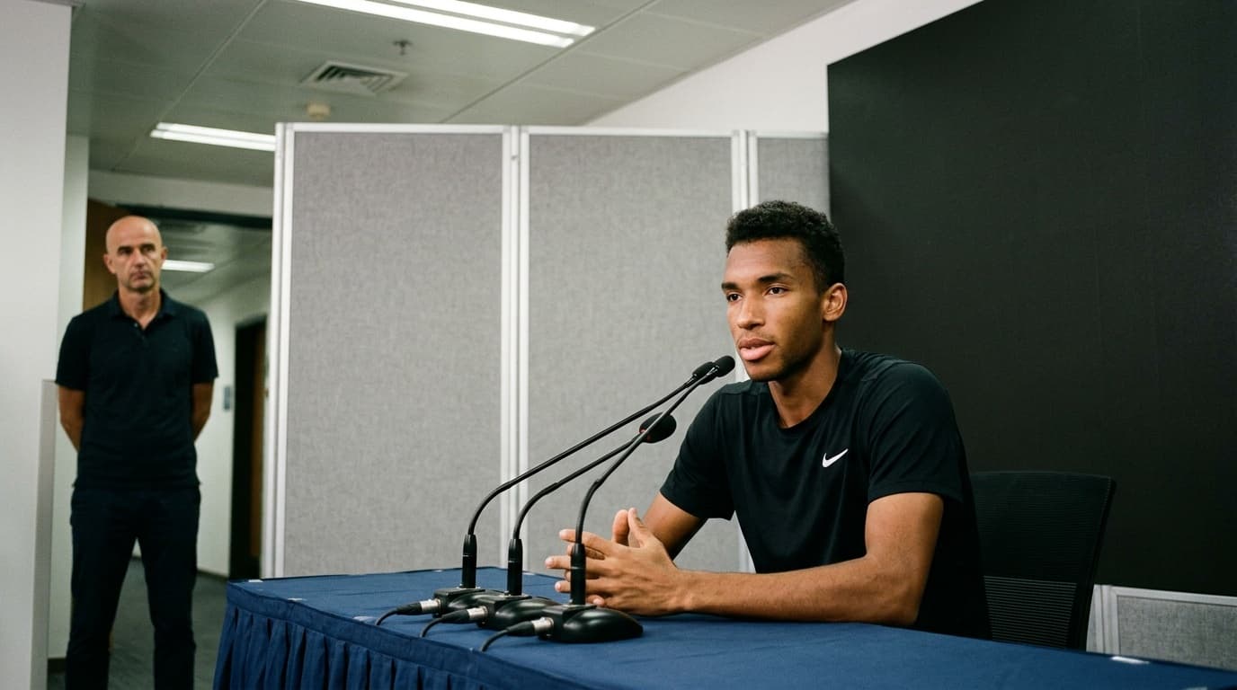 Félix Auger-Aliassime begins partnership with Ivan Ljubicic at Shanghai Masters