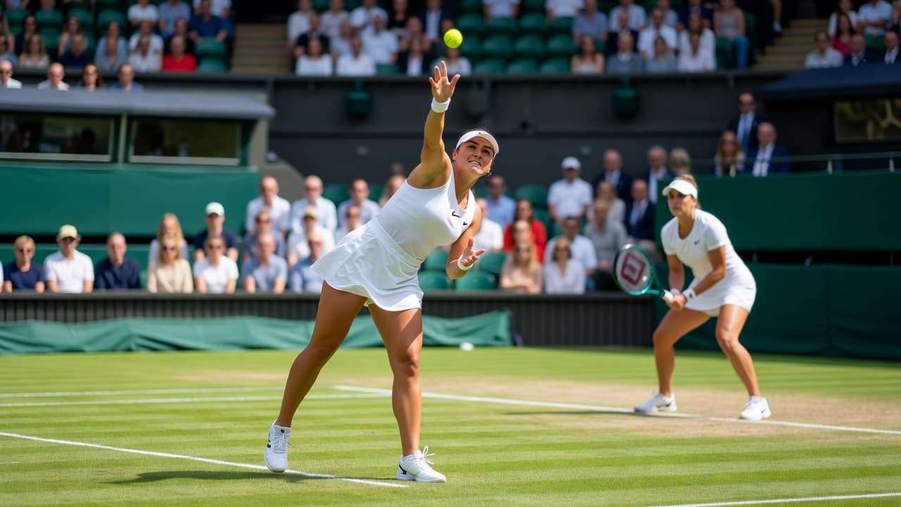 Andreescu advances to second round at Wimbledon qualifying