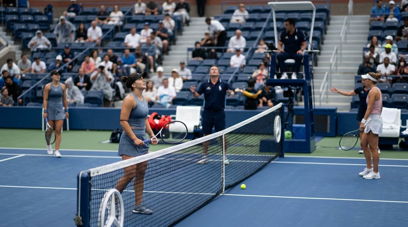 Andreescu and Draxl's US Open qualifying matches delayed by rain