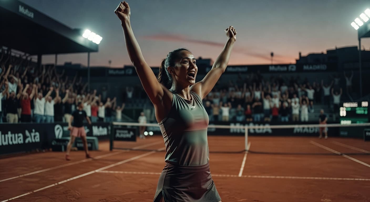 Fernandez reaches Madrid quarters, ending nearly two-year drought at big events