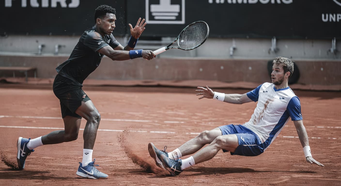 Auger-Aliassime upset by Kovacevic at Hamburg Open