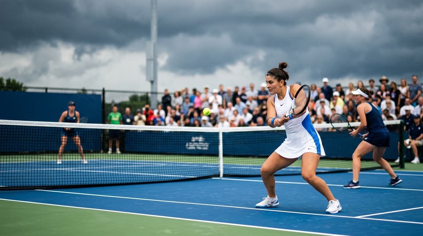 Andreescu and Draxl rain-delayed in US Open qualifying