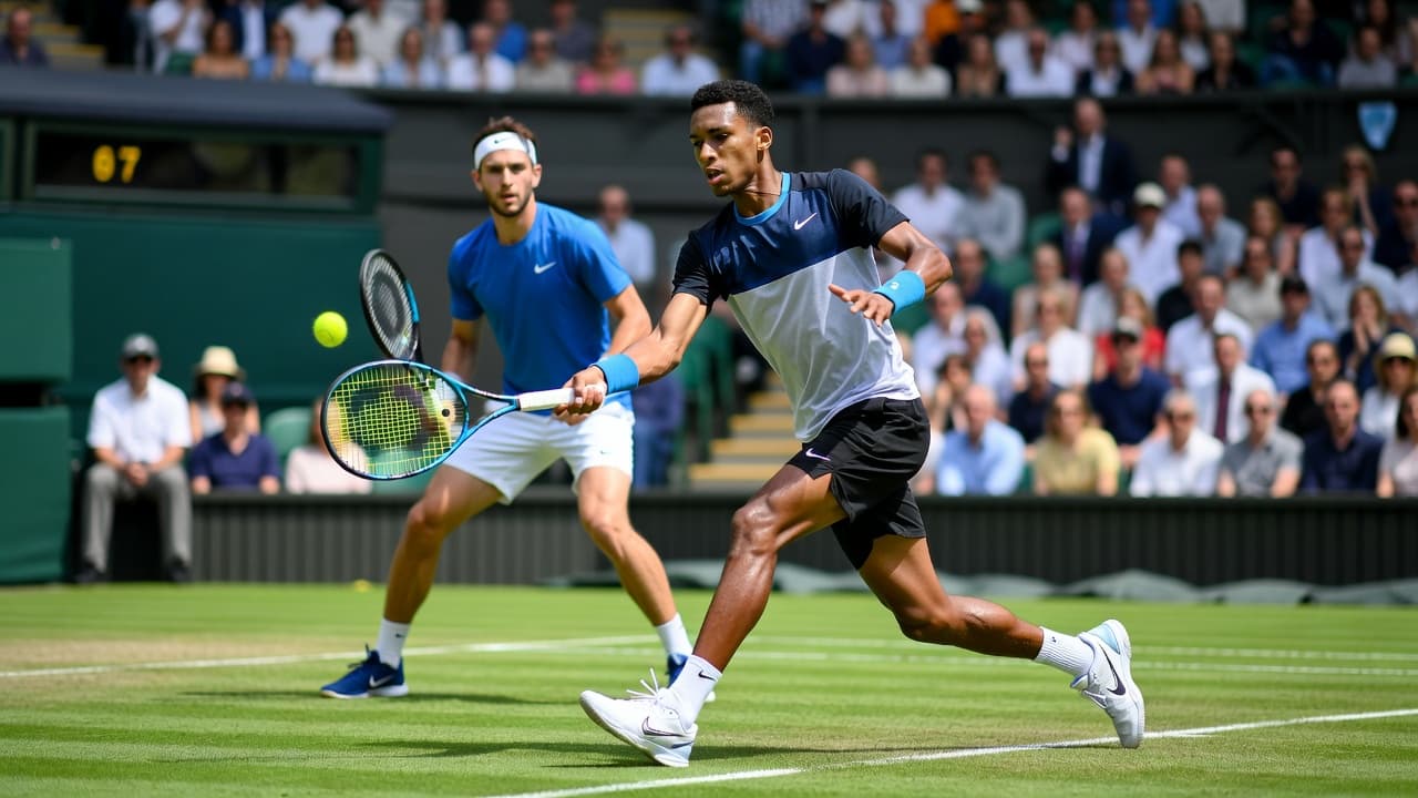 Félix Auger-Aliassime Reaches Third Round at Wimbledon With Straight-Sets Win