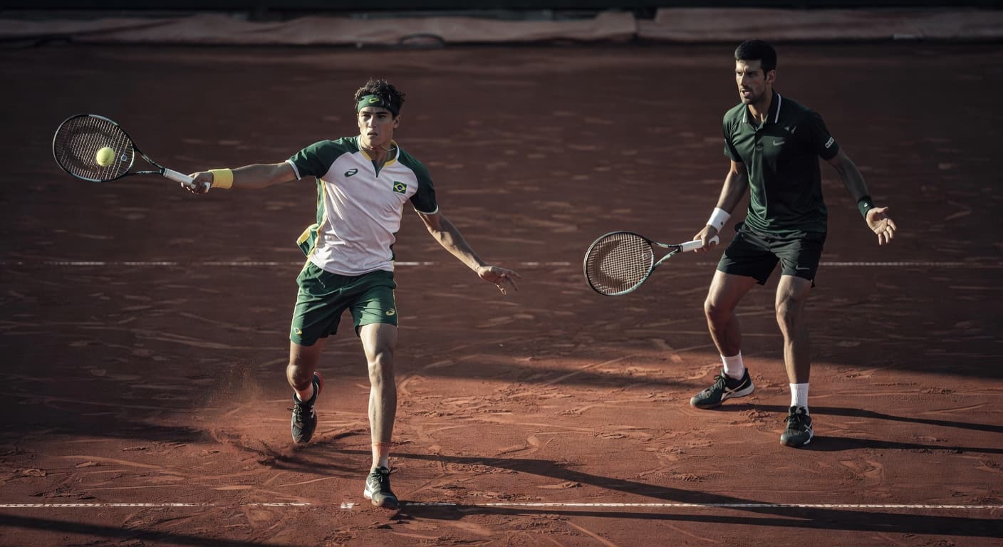 Fonseca stuns Djokovic in five-set upset at Roland-Garros