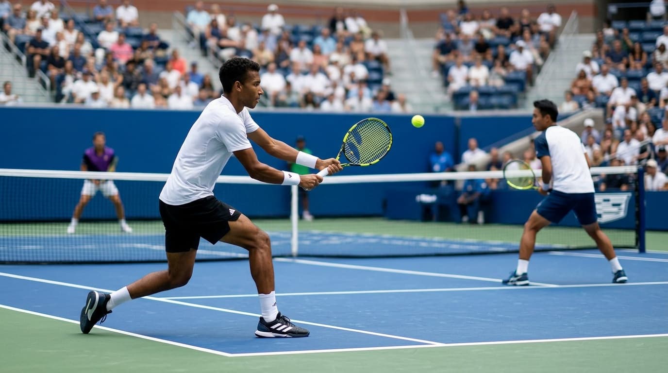 Félix Auger-Aliassime Begins US Open Amid Tennis Royalty