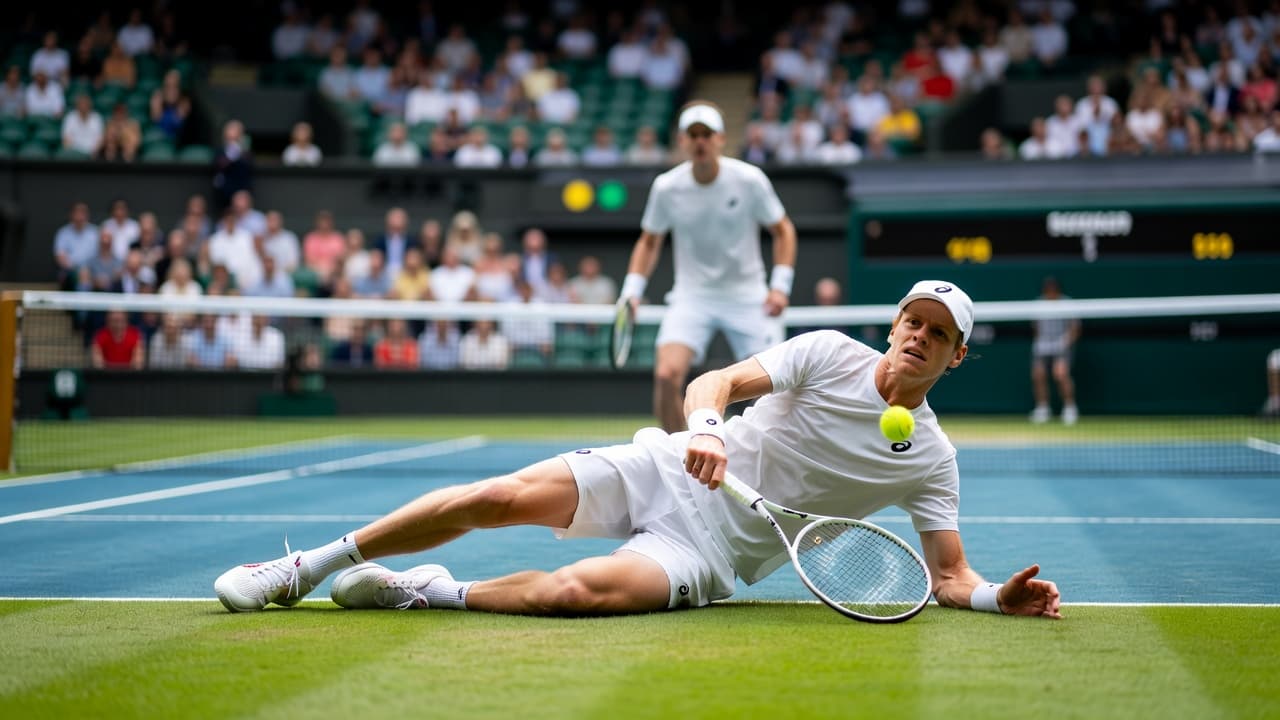 Sinner survives five-set scare to defend Wimbledon crown