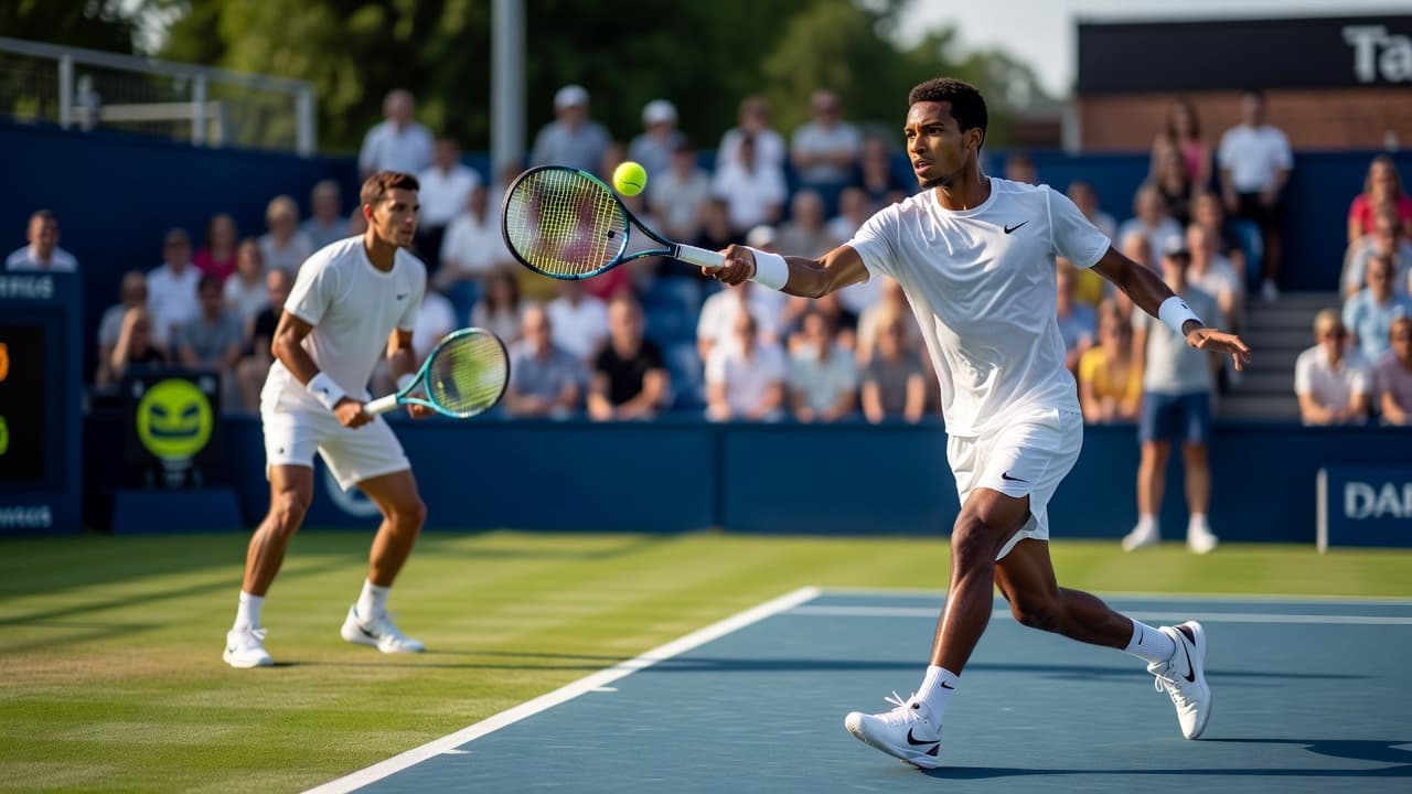 Auger-Aliassime falls to Tiafoe in Halle quarterfinals