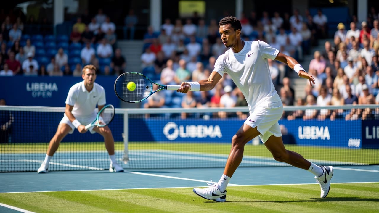 Auger-Aliassime advances at Libema Open; reunites with Shapovalov in doubles