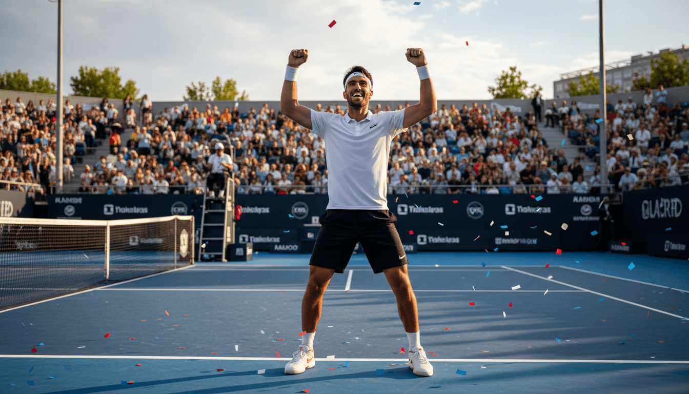 Jodar reaches first Masters last 16 at Madrid Open