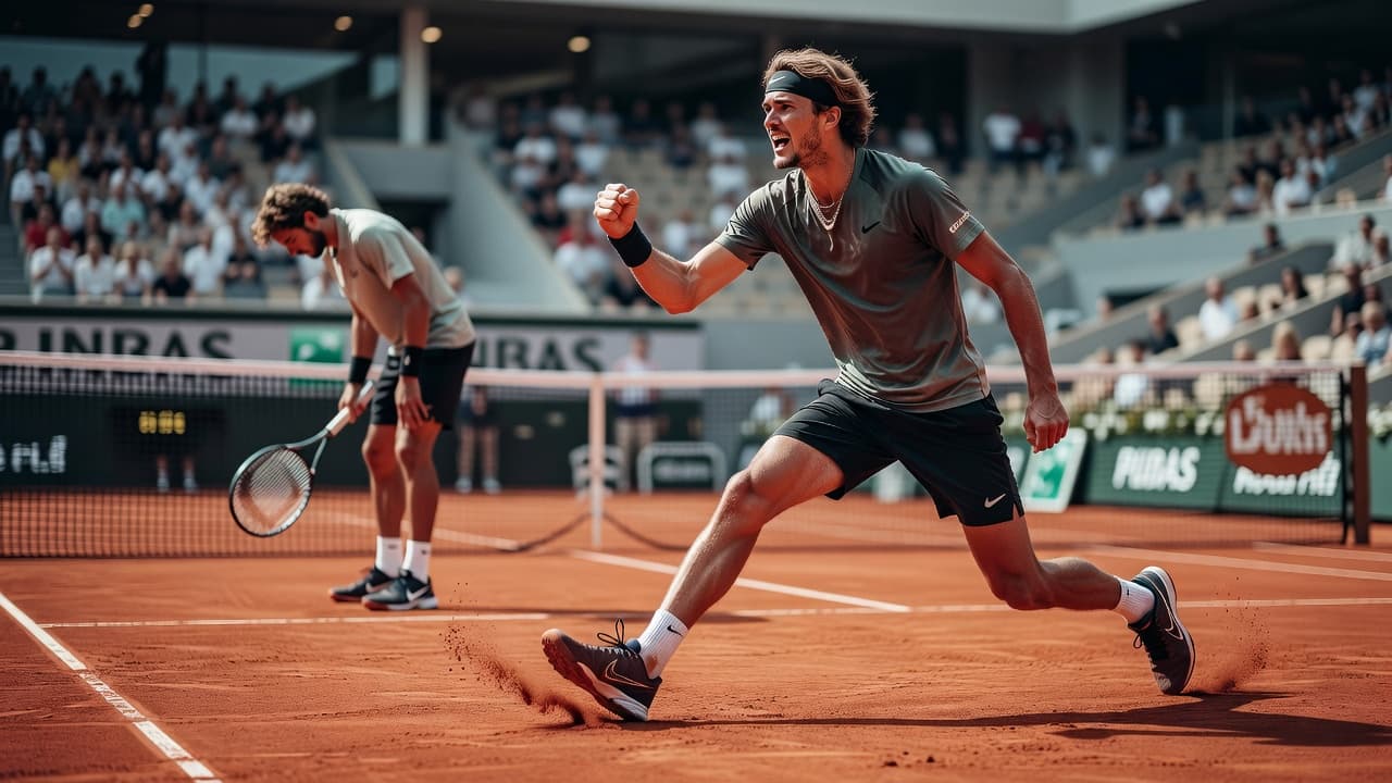 Zverev wins first Grand Slam at French Open, defeats Cobolli in five sets