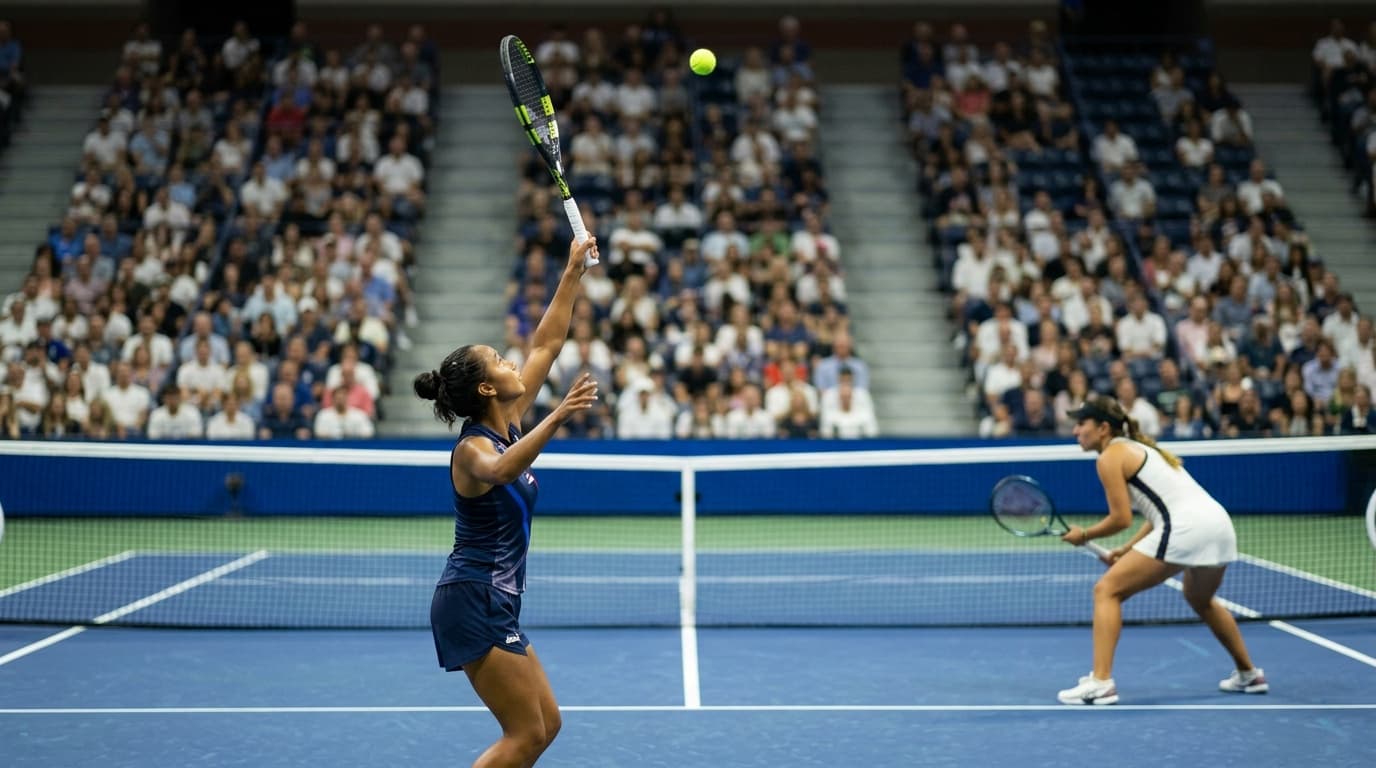 Leylah Fernandez reaches US Open third round, 104 mph serve becomes team joke
