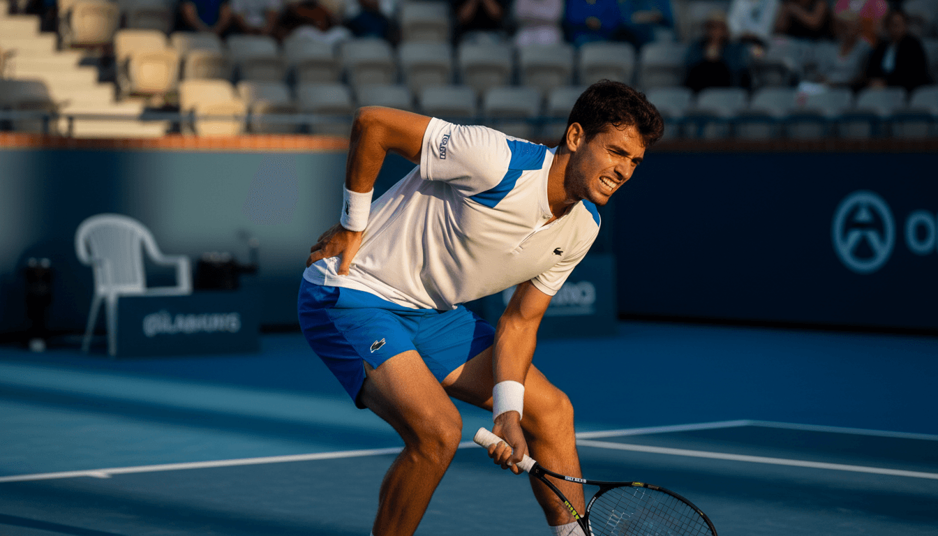 Atmane defeats Humbert despite cramps in controversial ATP match