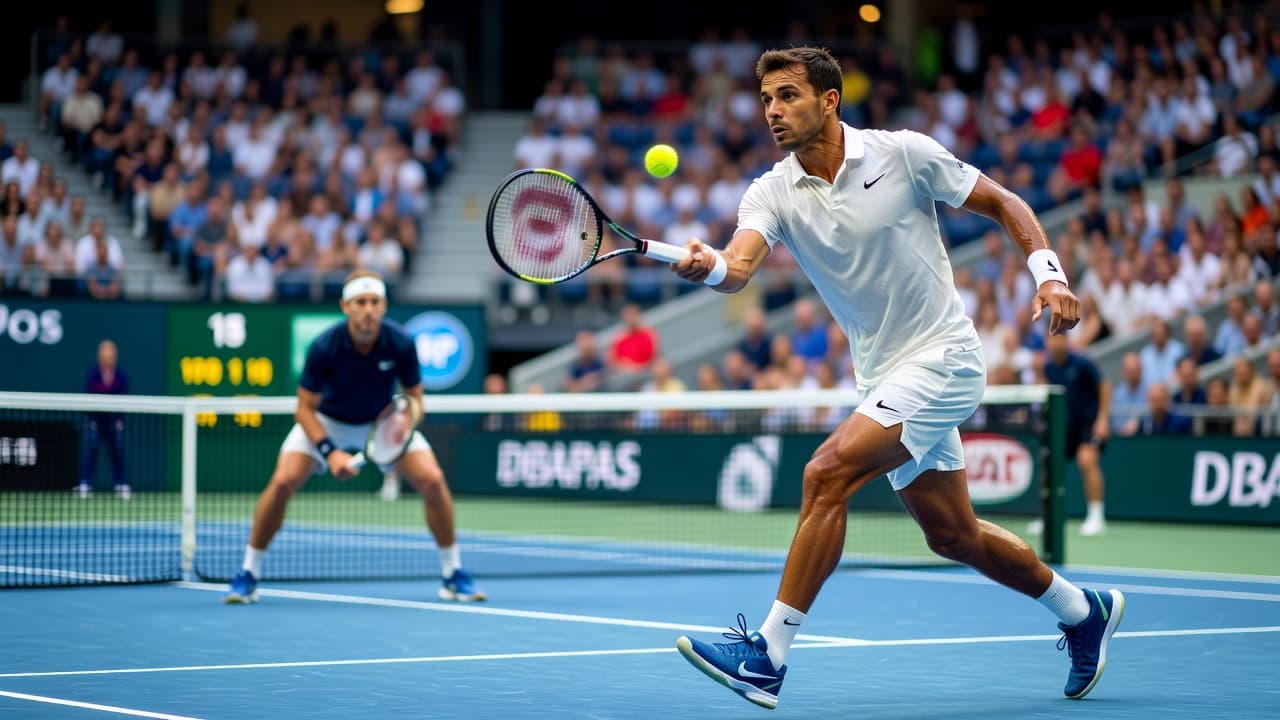 Gabriel Diallo Advances at Paris Masters 1000