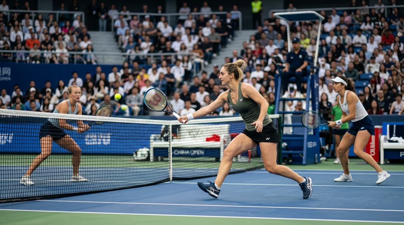 Dabrowski advances to China Open quarterfinals in doubles