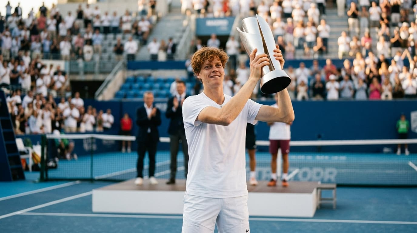 Sinner wins fifth straight Masters 1000 title in Madrid