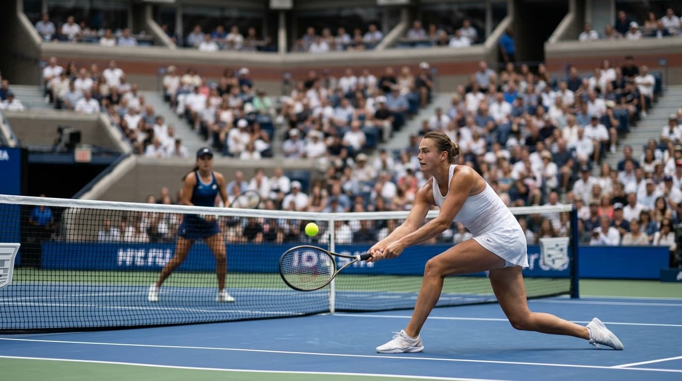 Sabalenka advances at US Open, eyes historic third consecutive title