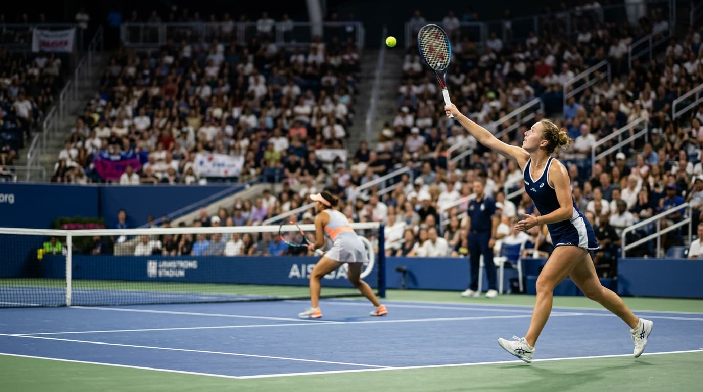 Noskova extends Grand Slam streak to nine with US Open third-round win
