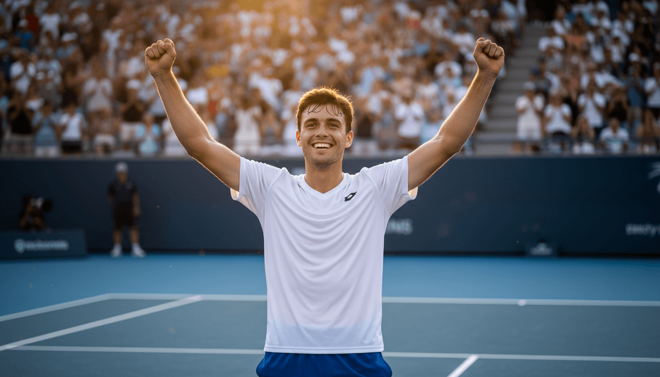 Blockx advances to Madrid quarterfinals with straight-set win