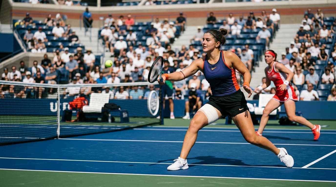 Andreescu falls in US Open qualifying final; Branstine advances