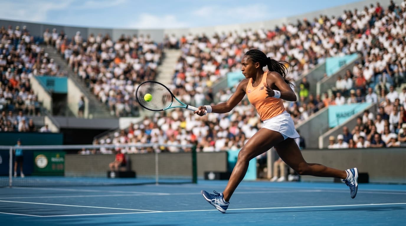 Gauff pushes past illness to reach Madrid last 16