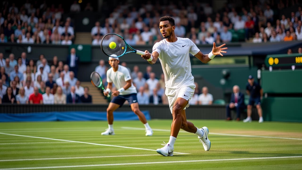 Auger-Aliassime breaks Wimbledon curse with fourth-round run