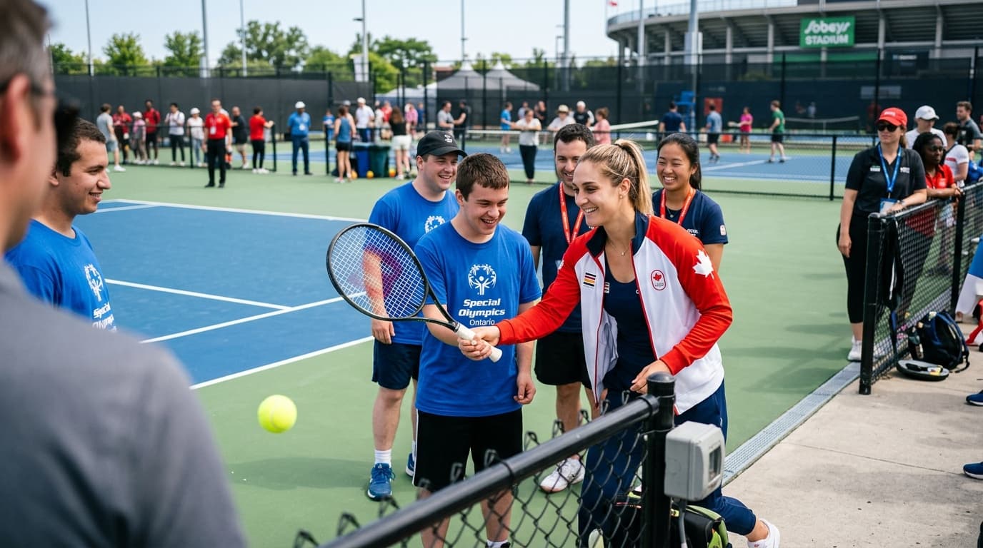 WTA Foundation and Special Olympics Ontario Host Inclusive Tennis Clinic in Toronto