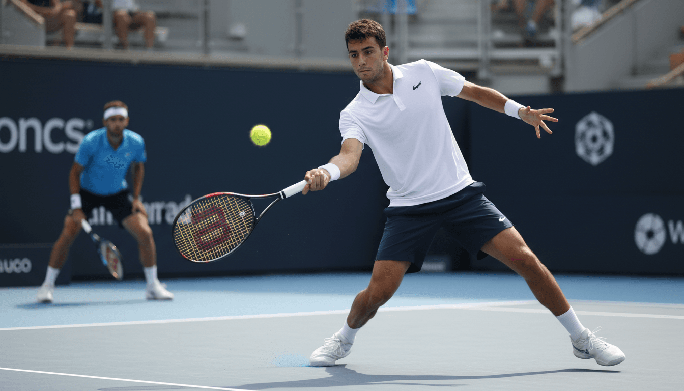 Cobolli upsets Medvedev with decisive half-volley