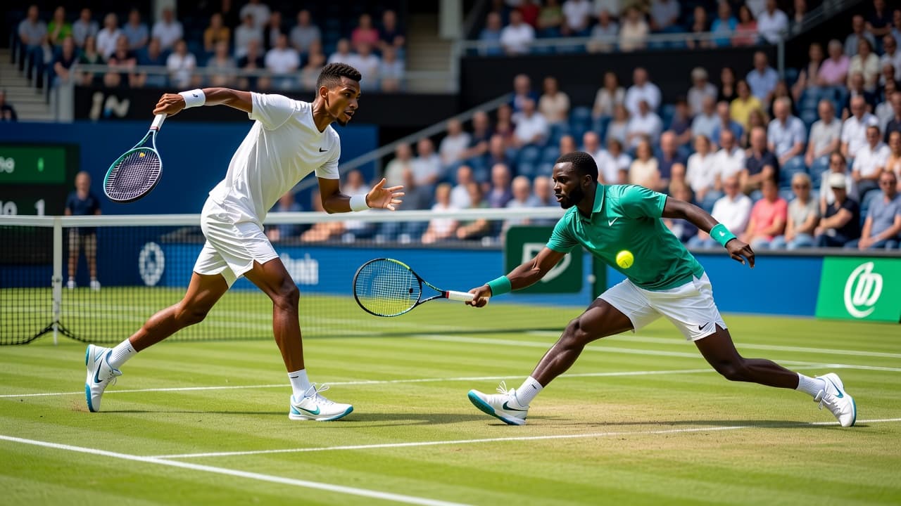 Auger-Aliassime Falls in Halle Quarter-finals to Tiafoe